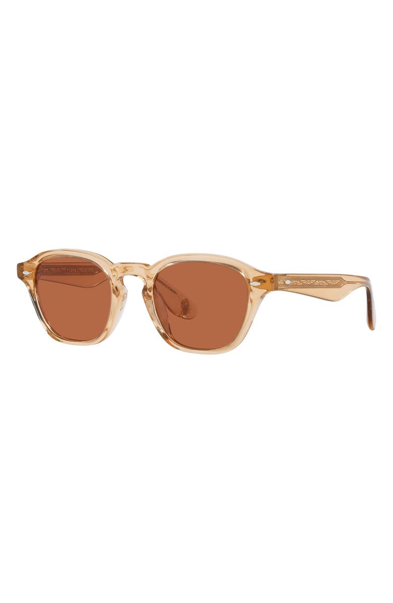 Oliver Peoples Peppe 48mm Square Sunglasses, Alternate, color, 