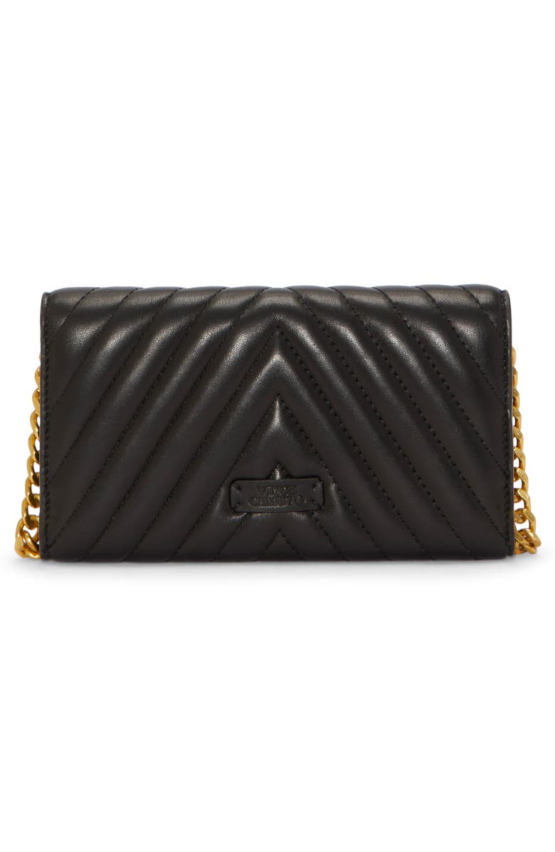 Vince Camuto Theon Quilted Wallet on a Chain, Alternate, color,