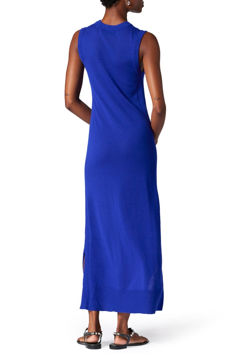 Equipment Rachida Sleeveless Knit Cashmere Dress, Alternate, color, Surrealist Blue