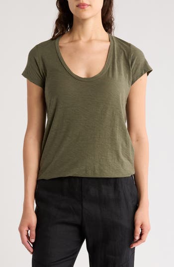 JAMES PERSE JAMES PERSE DEEP V-NECK T-SHIRT 