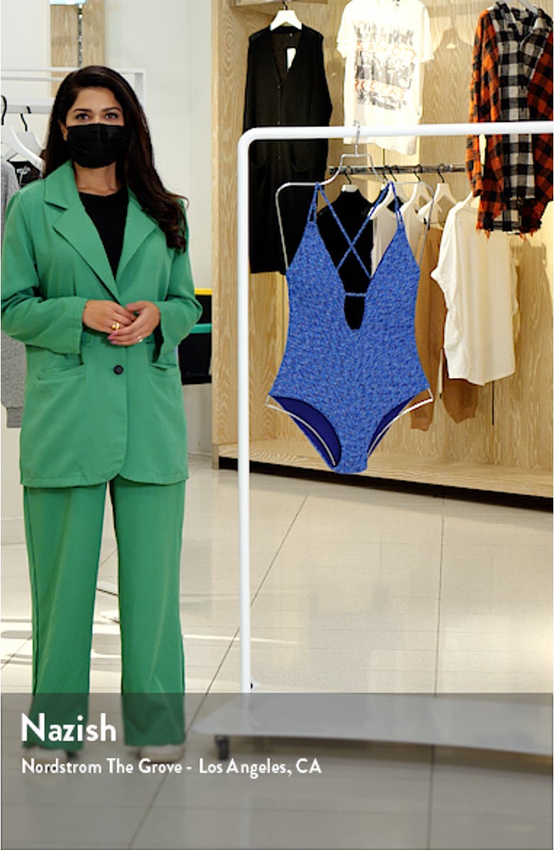 Plunge One-Piece Swimsuit, sales video thumbnail