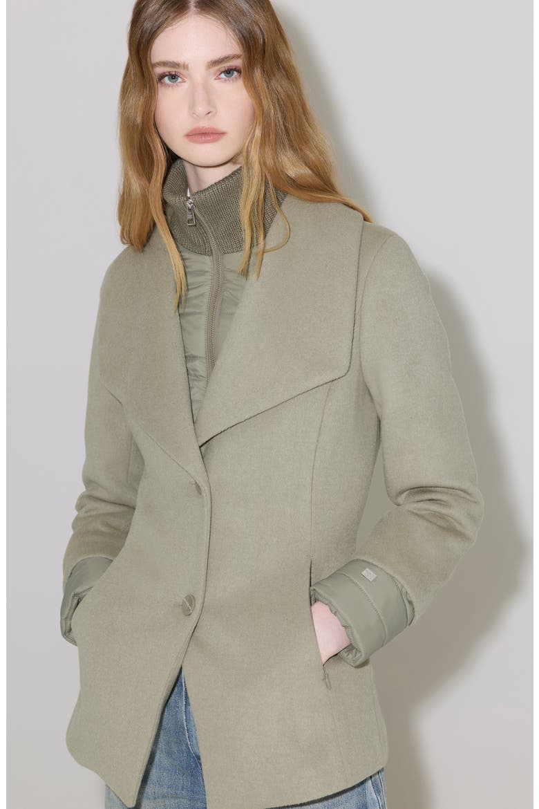 Frieda Wool Blend Jacket, Alternate, color, SAGEBRUSH