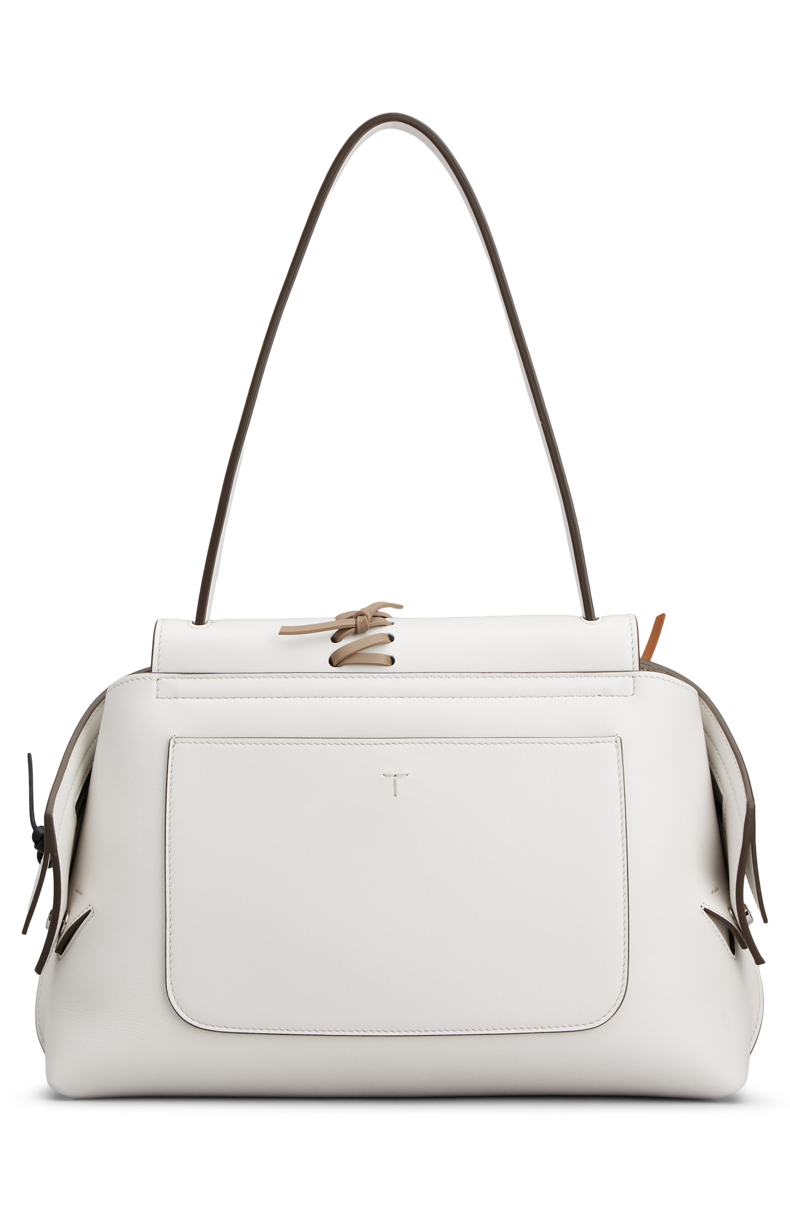 Tod's Small Wave Monospalla Shoulder Bag, Alternate, color, White