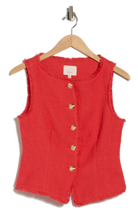 Camen Cotton Bouclé Vest