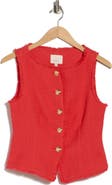 Cinq à Sept Camen Cotton Bouclé Vest