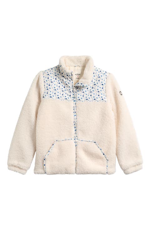 Kids' High-Pile Fleece Mock Neck Jacket