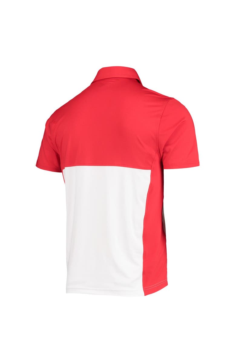 Under Armour Men's Under Armour Red/White Texas Tech Red Raiders 2022 Blocked Coaches Performance Polo, Alternate, color, Red