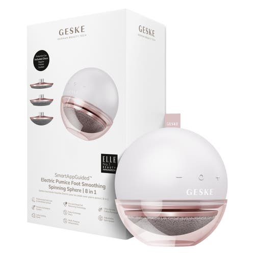 Geske Smartappguided Electric Pumice Foot Smoothing Spinning Sphere | 8 In Silver