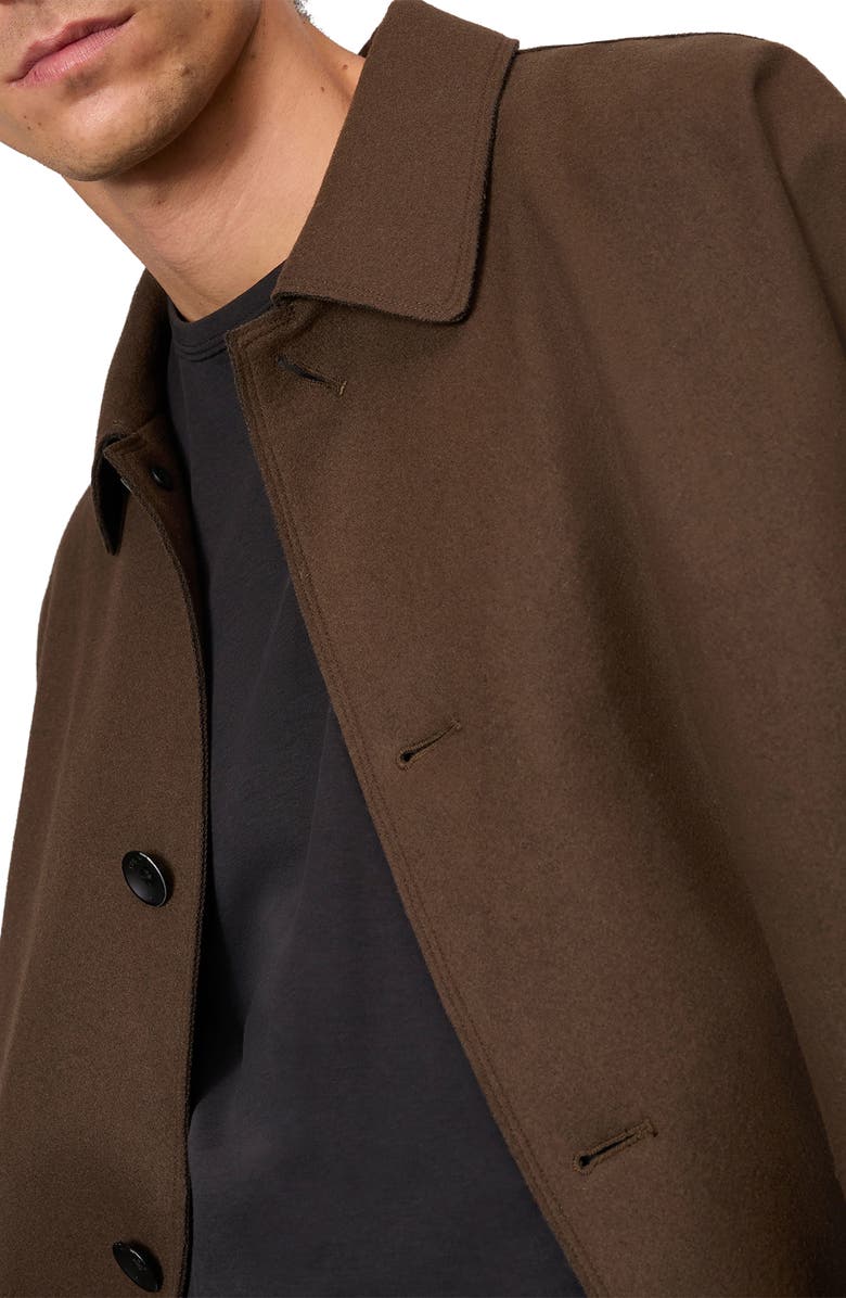 rag & bone Marshall Wool Blend Overcoat, Alternate, color, Green