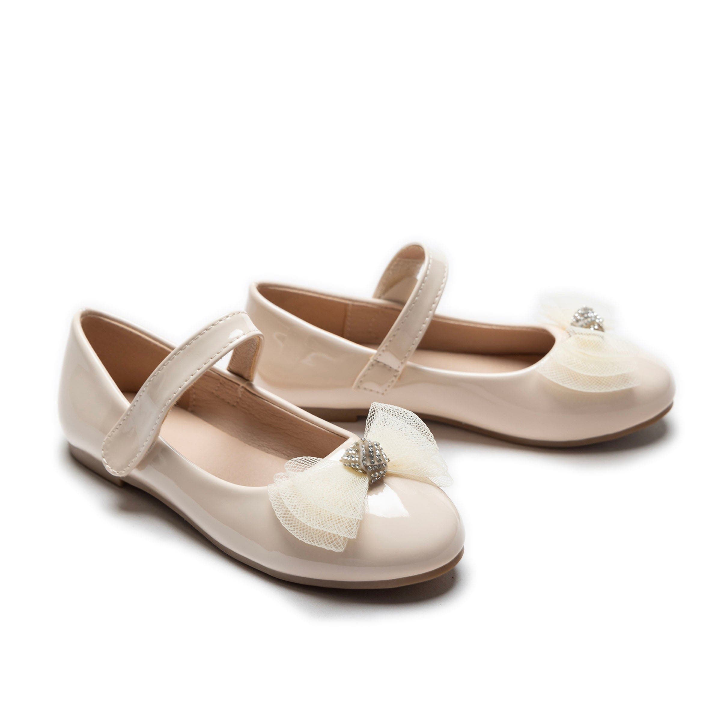 Lucille Bow Flats, Alternate, color, Cream