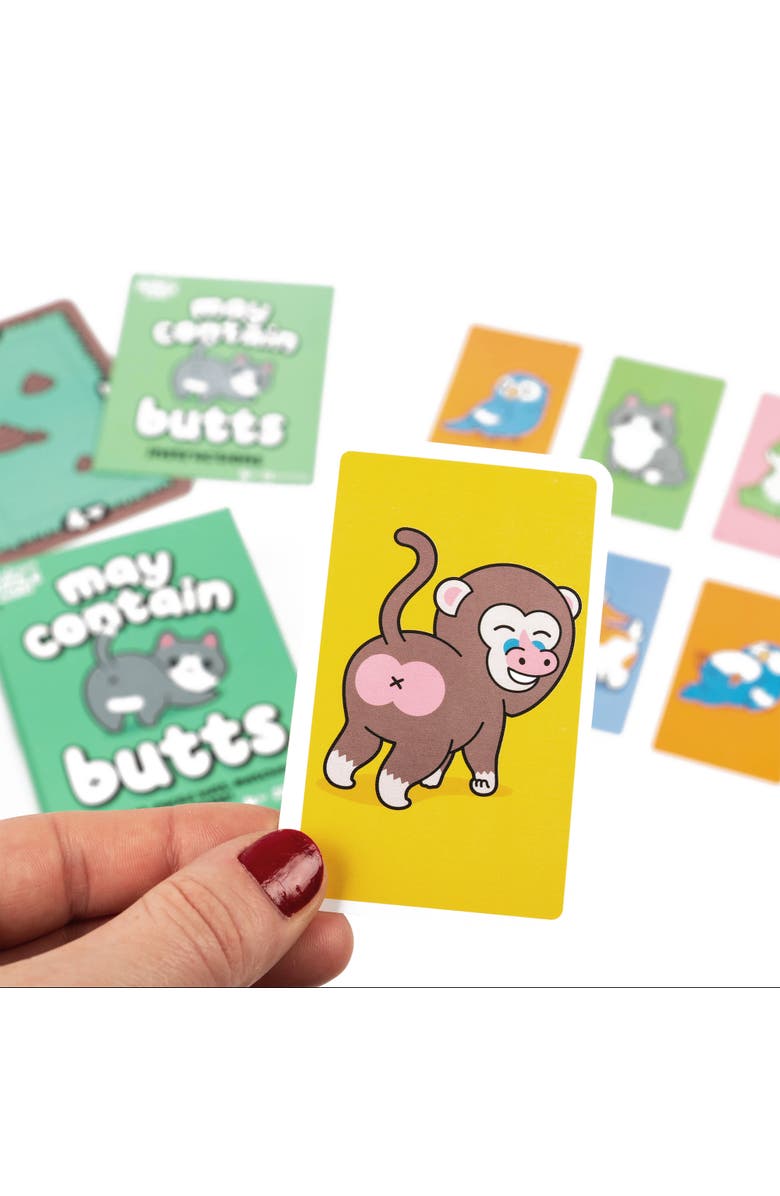 Professor Puzzle Animal Buttmatching Card Game, Alternate, color, Multicolored
