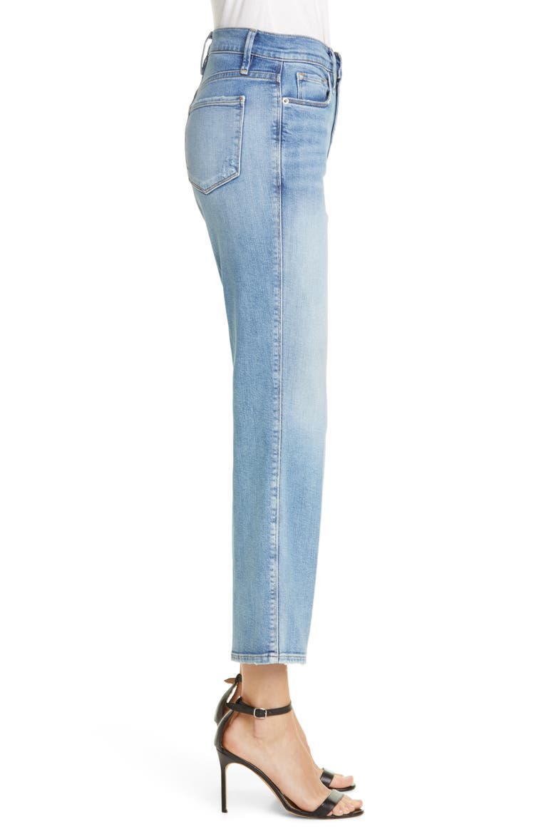 Le Sylvie High Waist Kick Boot Crop Jeans, Alternate, color, BOBBI