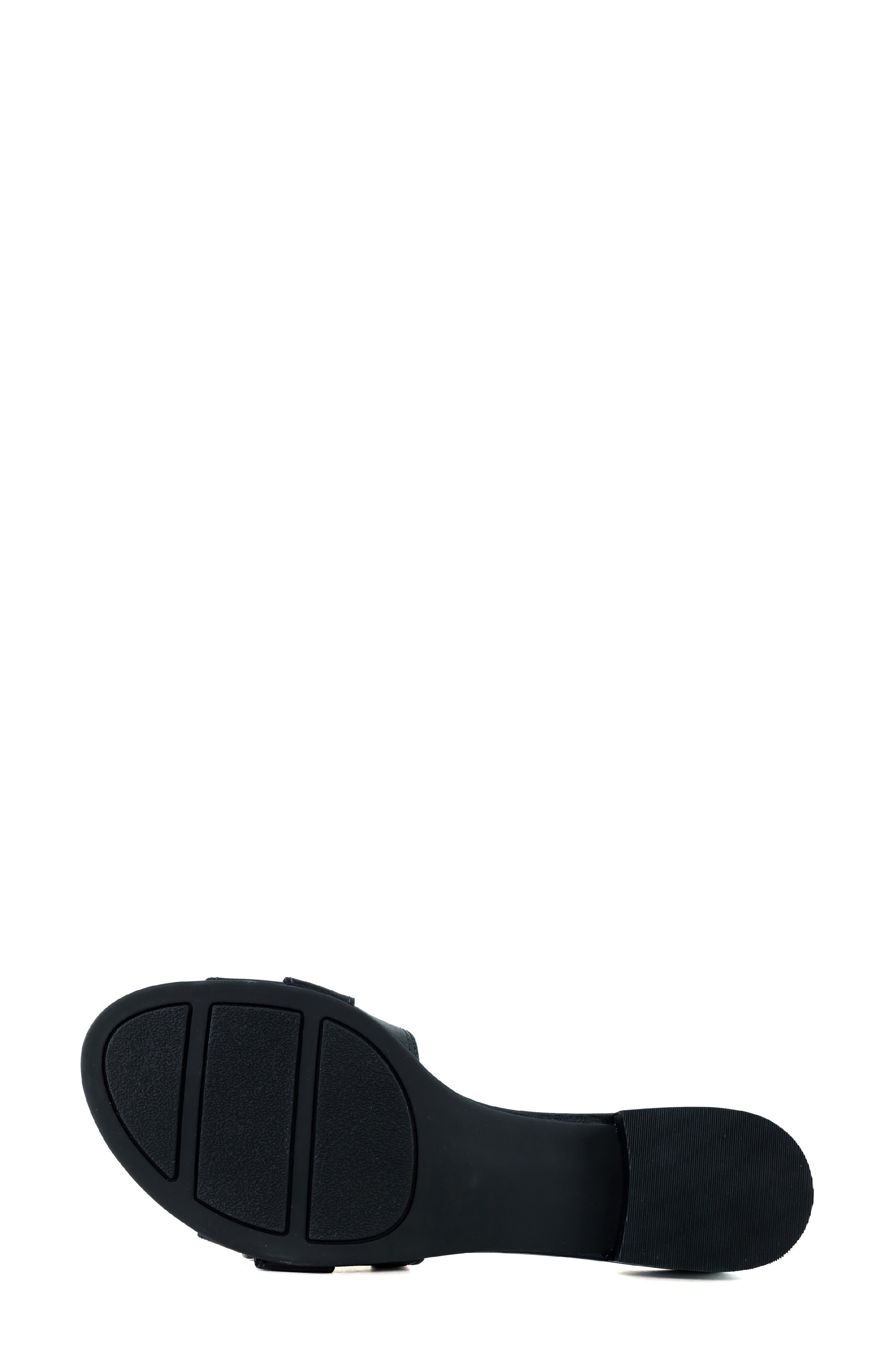 Marc Joseph New York Rochelle Place Slide Sandal, Alternate, color, Black Napa Soft