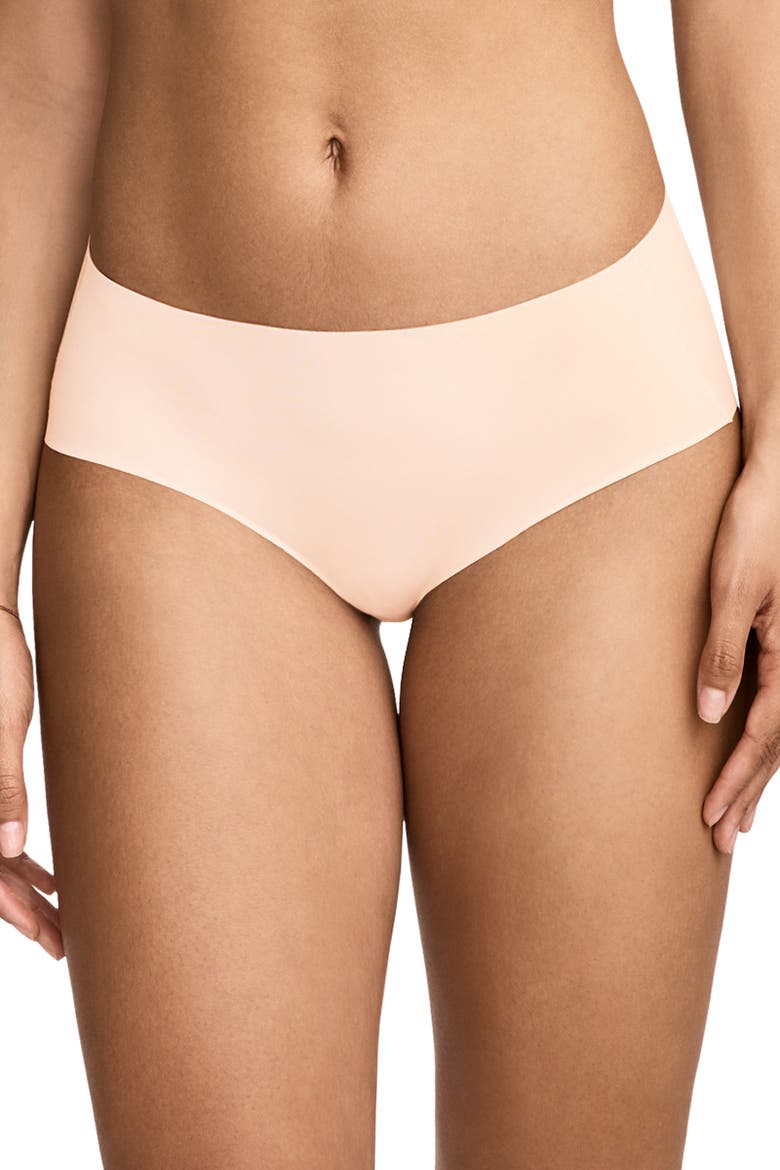 Women's Invisible Edge Hipster, Main, color, Barely Peach