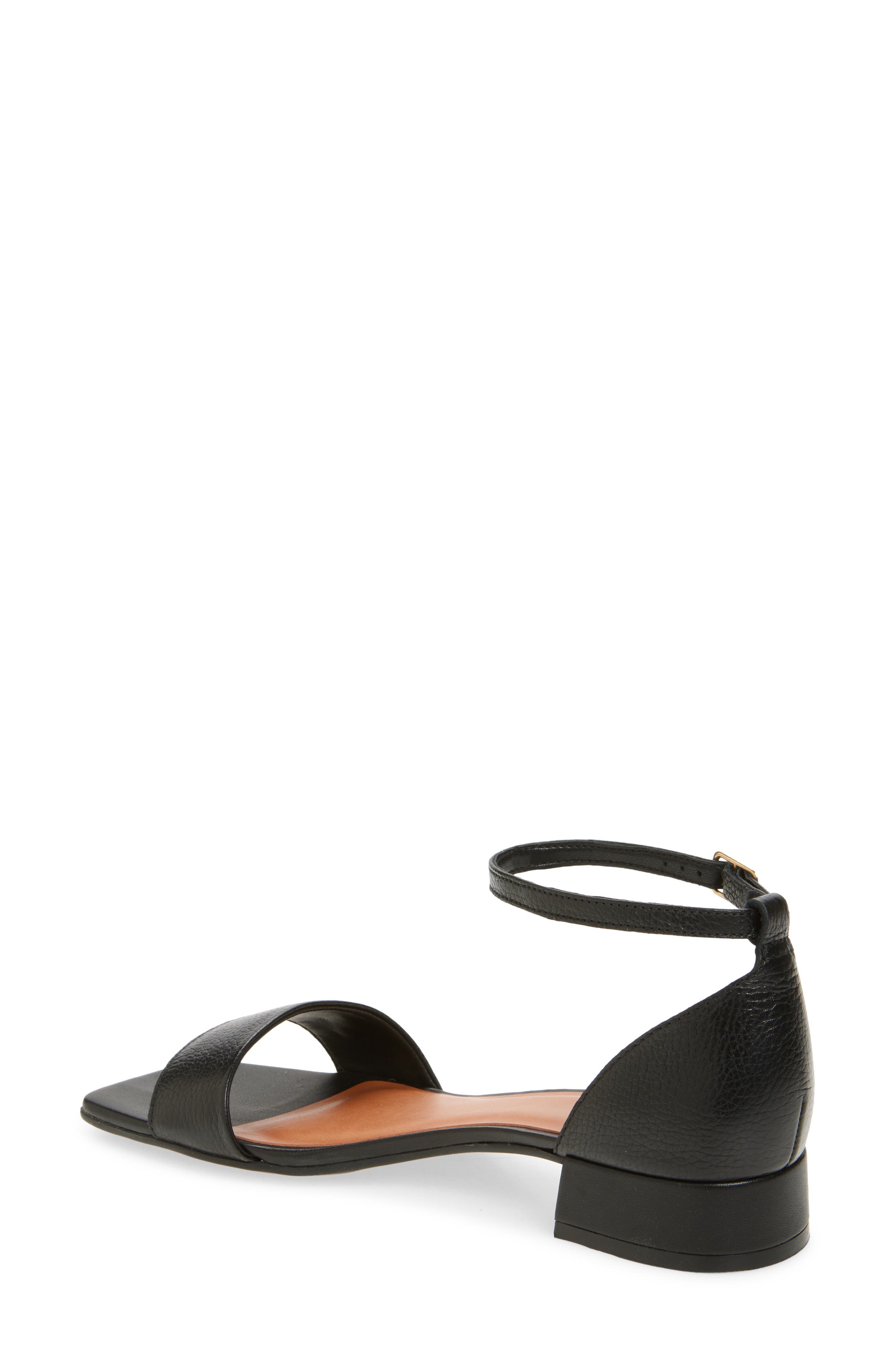 Bottero Eduara Ankle Strap Sandal, Alternate, color, Preto
