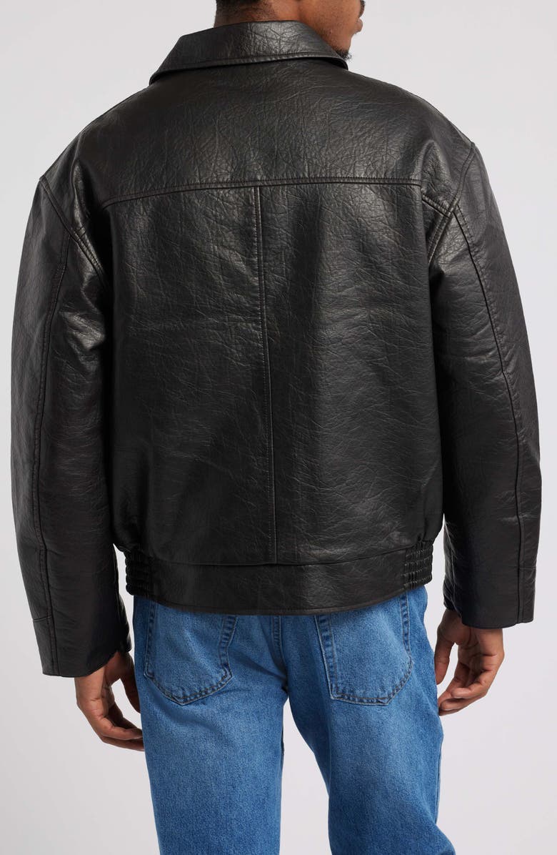 BDG Urban Outfitters Side Pocket Faux Leather Jacket, Alternate, color, 