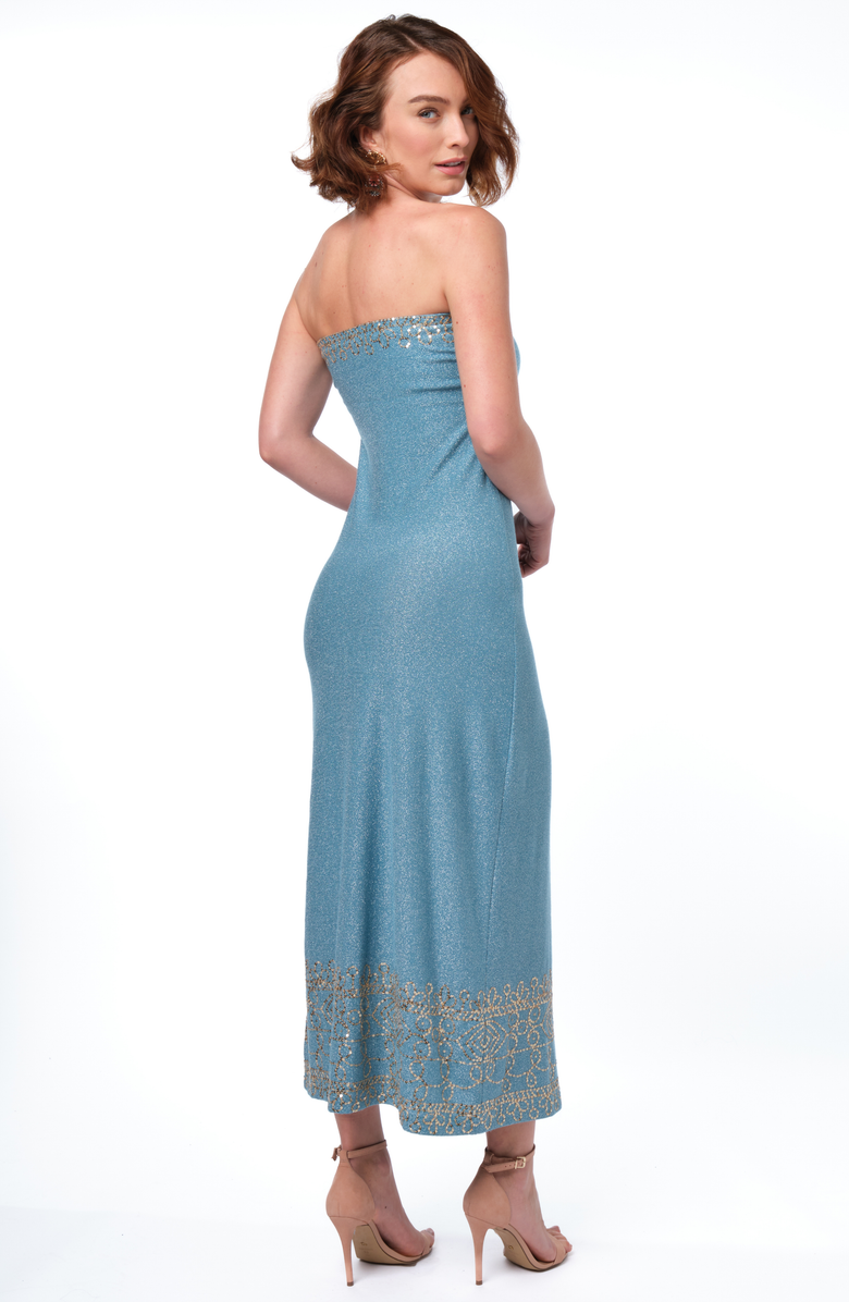 Calypso St. Barth Valerie Dress, Alternate, color, Blue Shimmer