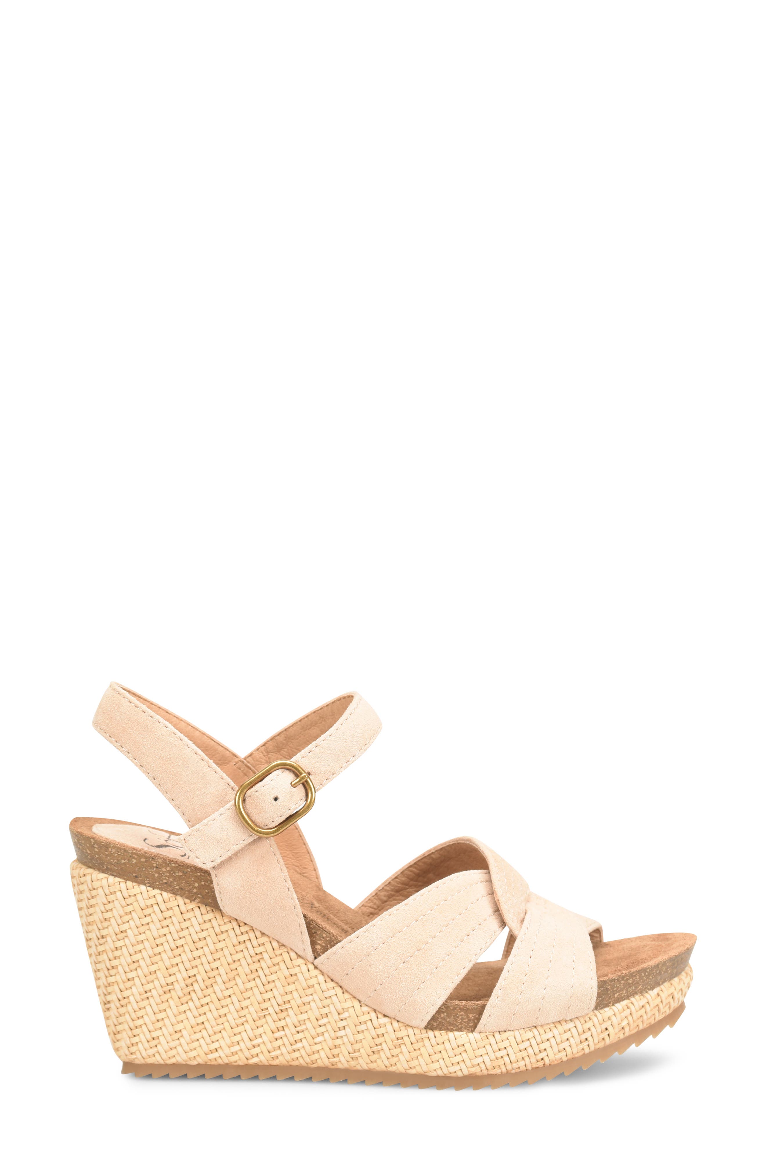 Söfft Clarissa Wedge Sandal, Alternate, color, Blush