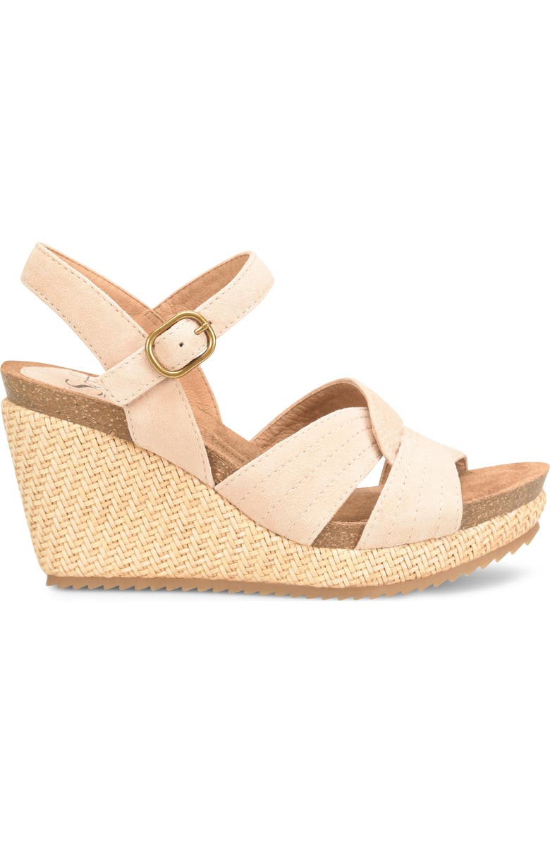 Söfft Clarissa Wedge Sandal, Alternate, color, Blush