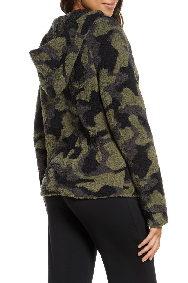 CozyChic™ Camo Zip Hoodie, Alternate, color, OLIVE MULTI
