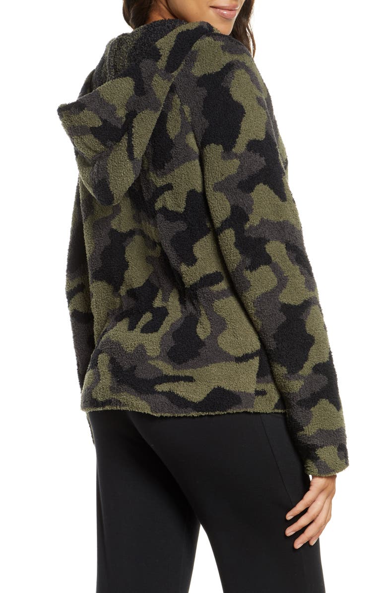 Barefoot Dreams<sup>®</sup> CozyChic<sup>™</sup> Camo Zip Hoodie, Alternate, color,