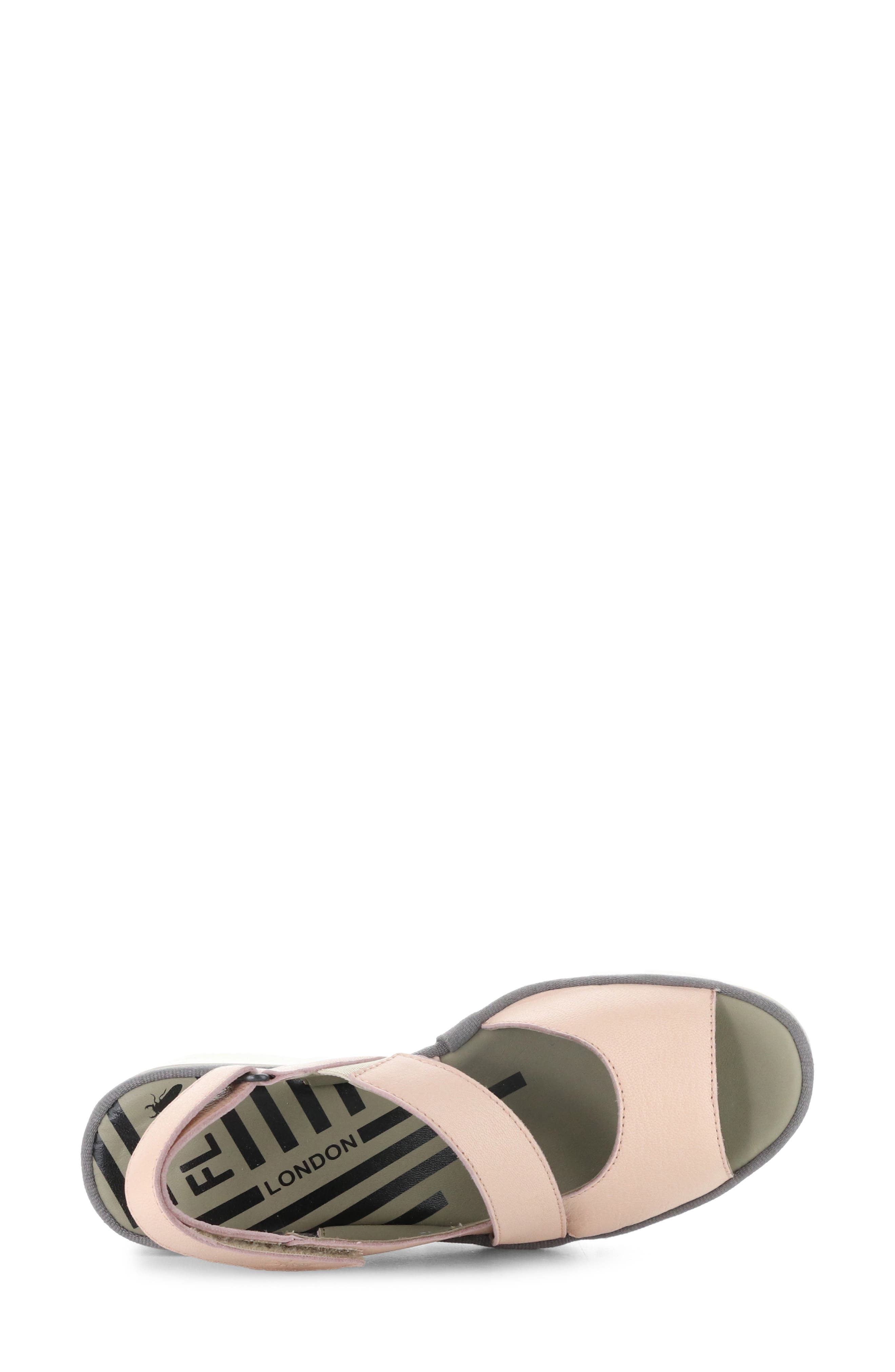 Basy Slingback Platform Wedge Sandal, Alternate, color, 003 NUDE PINK MOUSSE