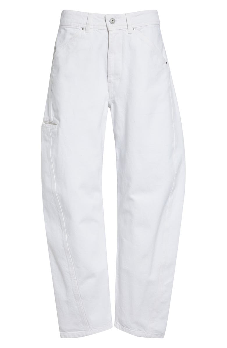 Lemaire Twisted Seam Workwear Jeans, Main, color, Milk