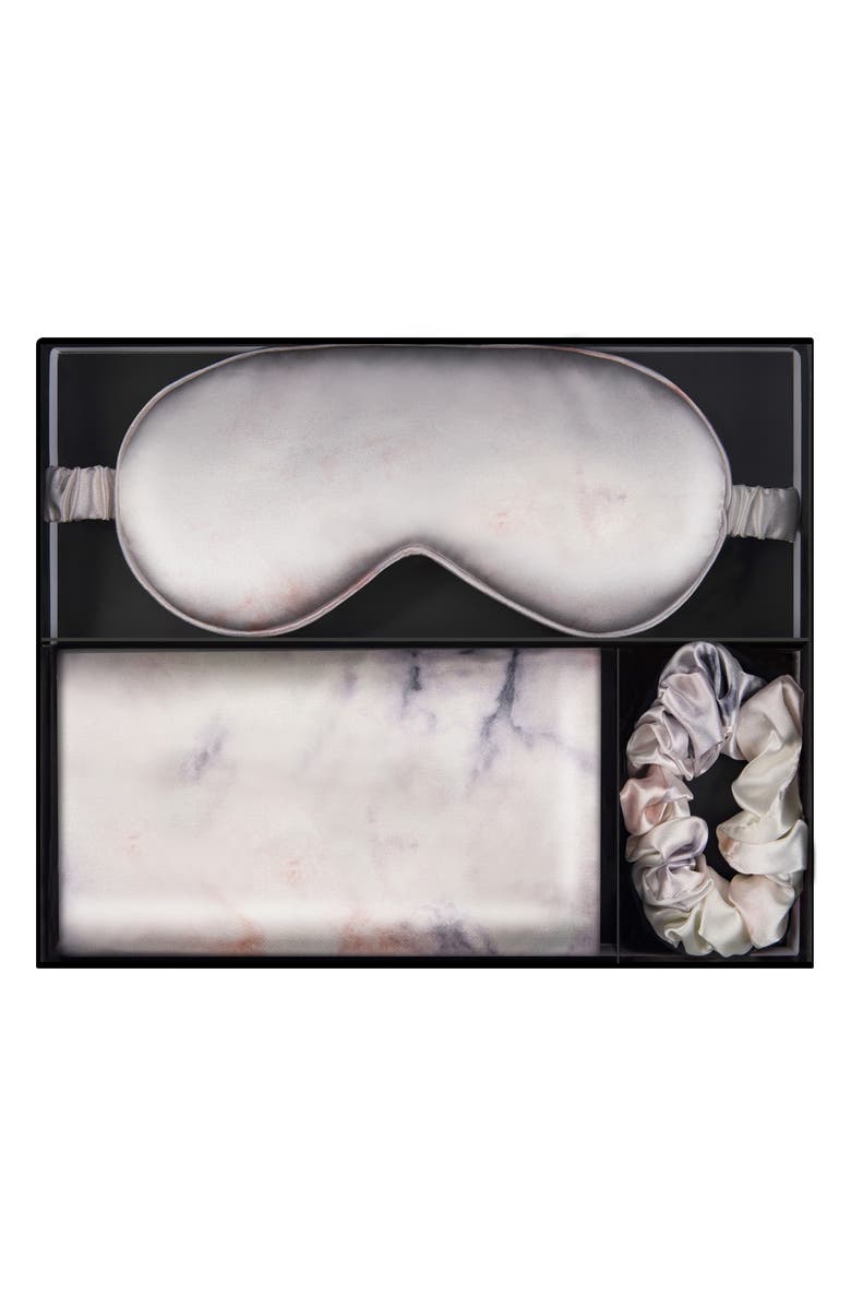Market Fresh Beauty Silk Sleep Mask, Pillowcase & Scrunchie Set, Alternate, color, 