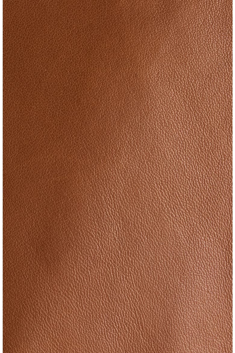 Lorassino Lambskin Leather Jacket, Alternate, color, COGNAC BROWN