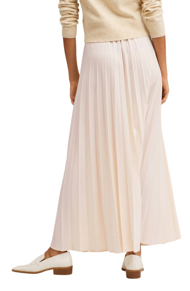 MANGO Pleated Maxi Skirt, Alternate, color, 