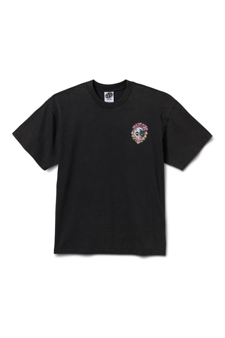 x Pabst Blue Ribbon Shark Can Graphic T-Shirt, Alternate, color, BLACK