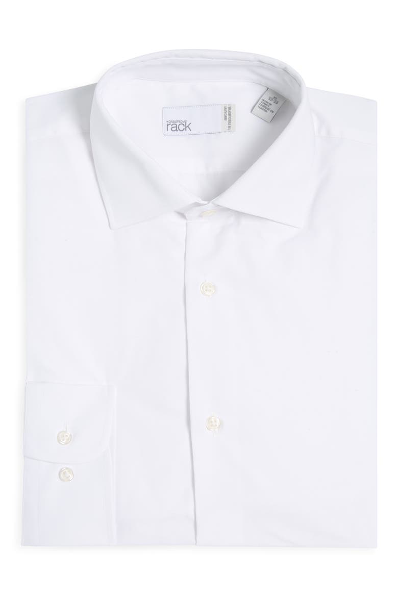nordstrom traditional fit dress shirt Traditional Fit Solid Herringone Dress Shirt (Men)