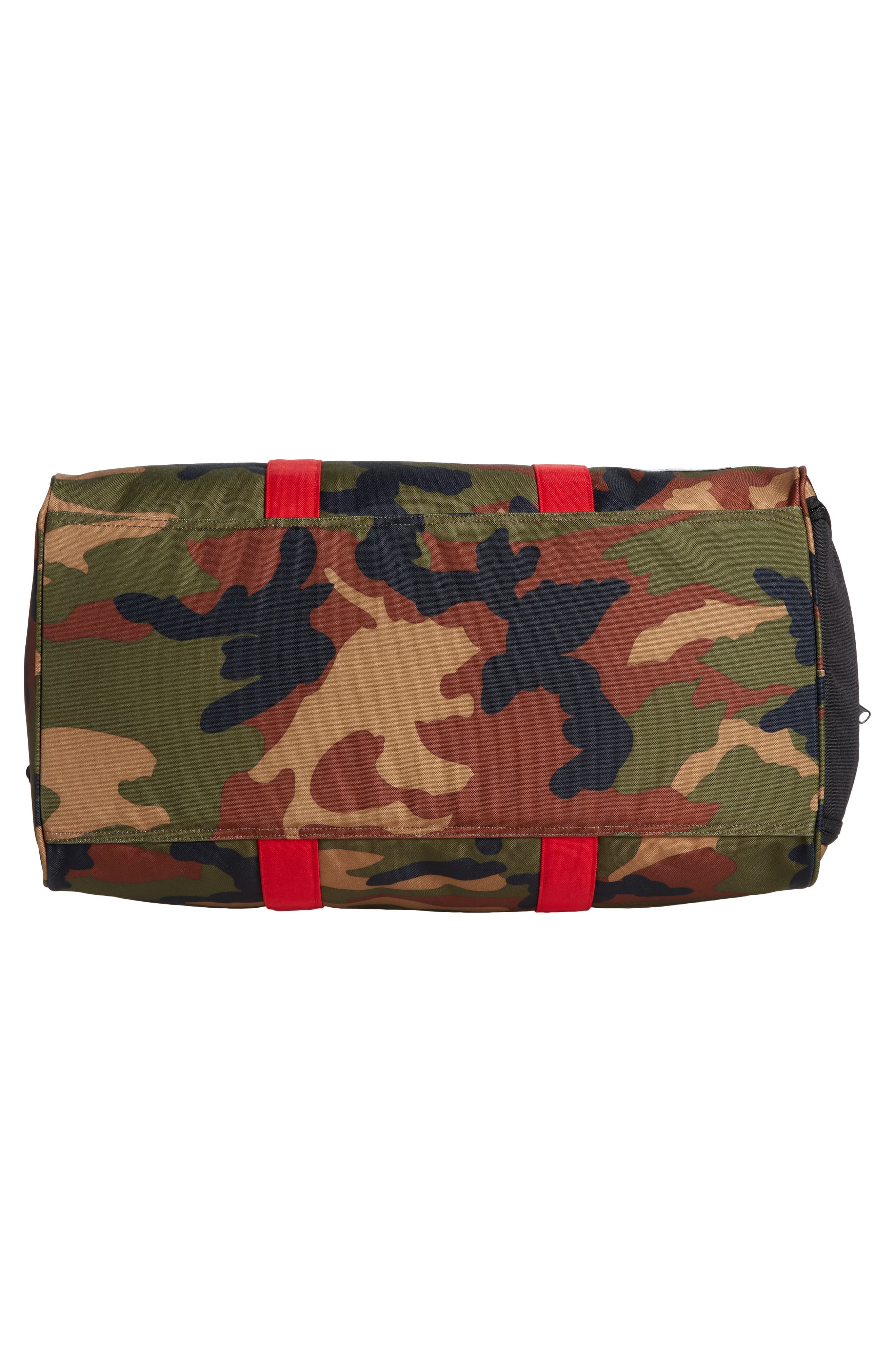 Novel Water Resisant Duffle Bag, Alternate, color, WOODLAND CAMO BLACK