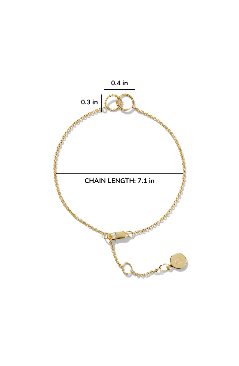 Ana Luisa Interlocking Circles Bracelet - Jill, Alternate, color, Gold