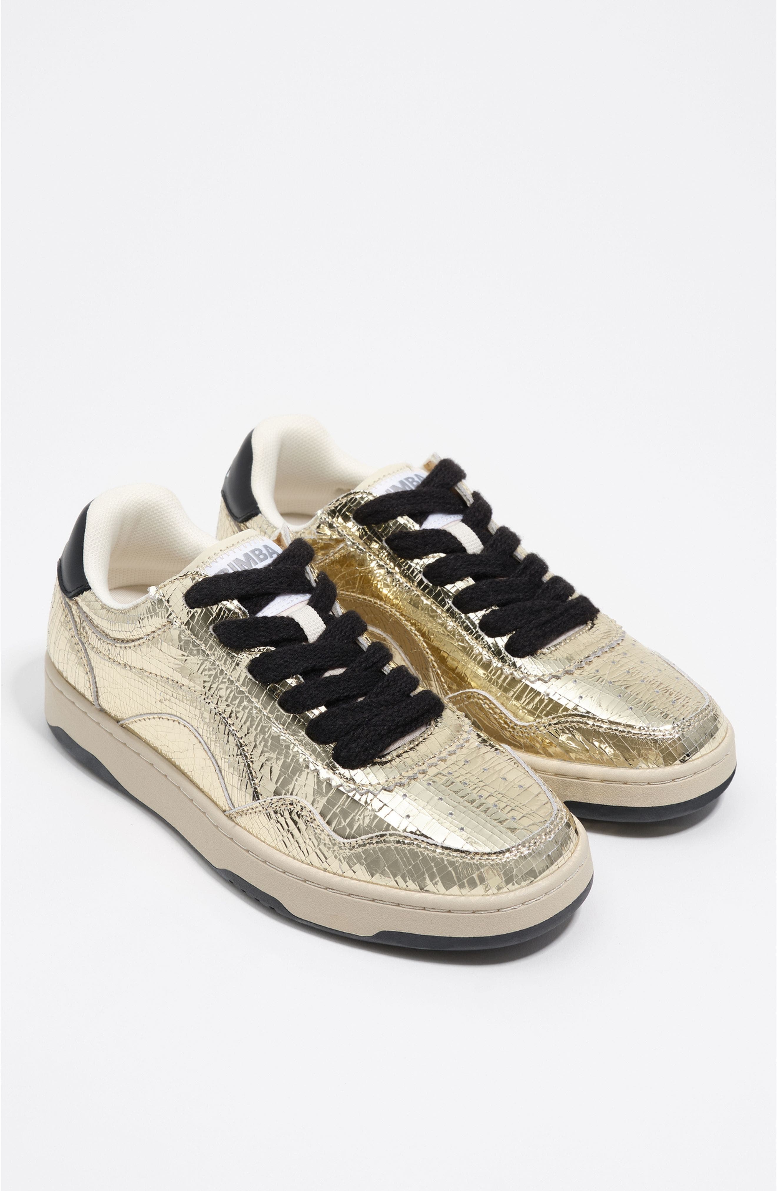 Bimba y Lola Leather 13 57 Cupsole Sneaker, Alternate, color, Gold