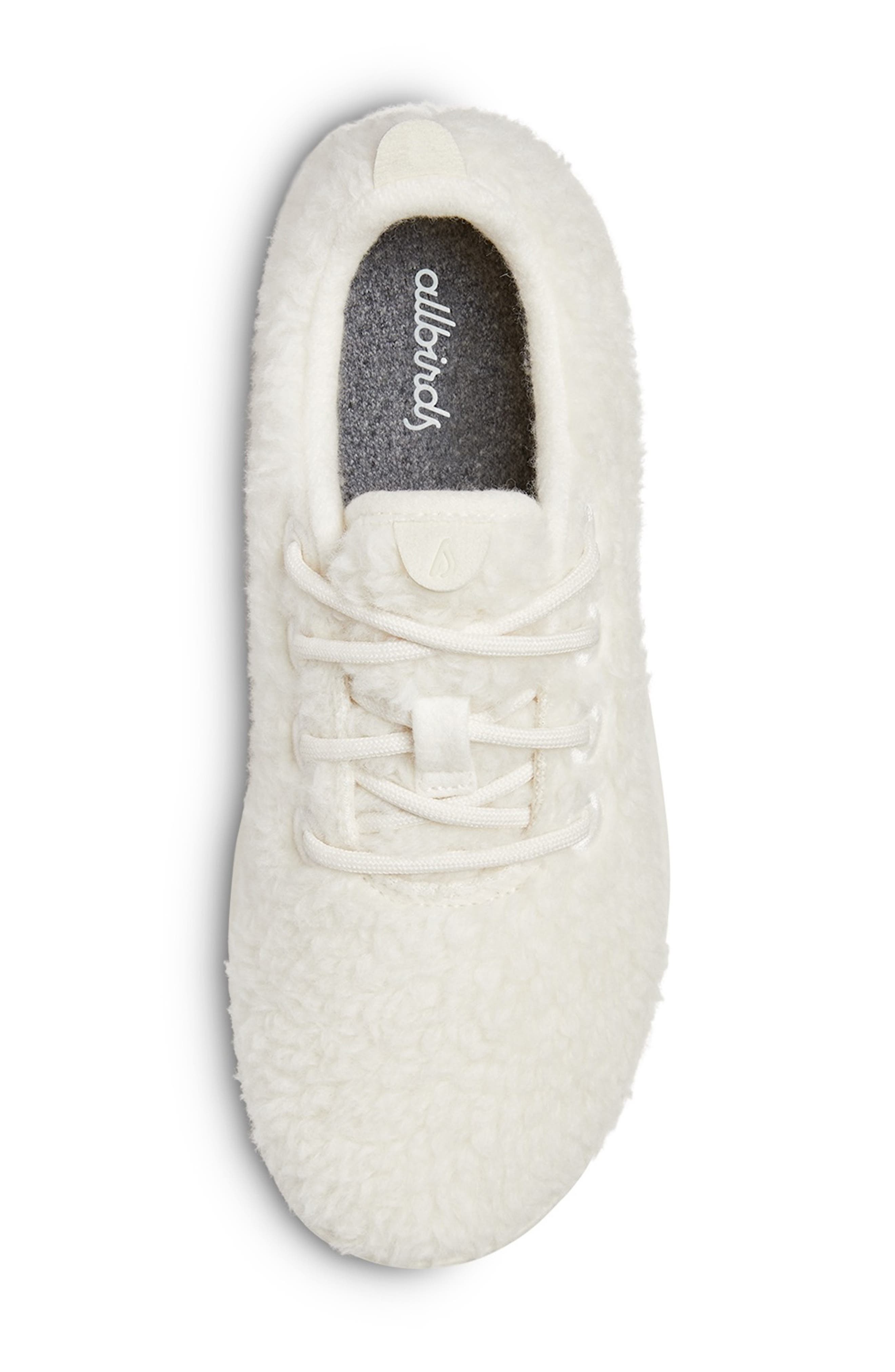 Allbirds Kids' Smallbirds Wool Runner Fluff Sneaker, Alternate, color, White