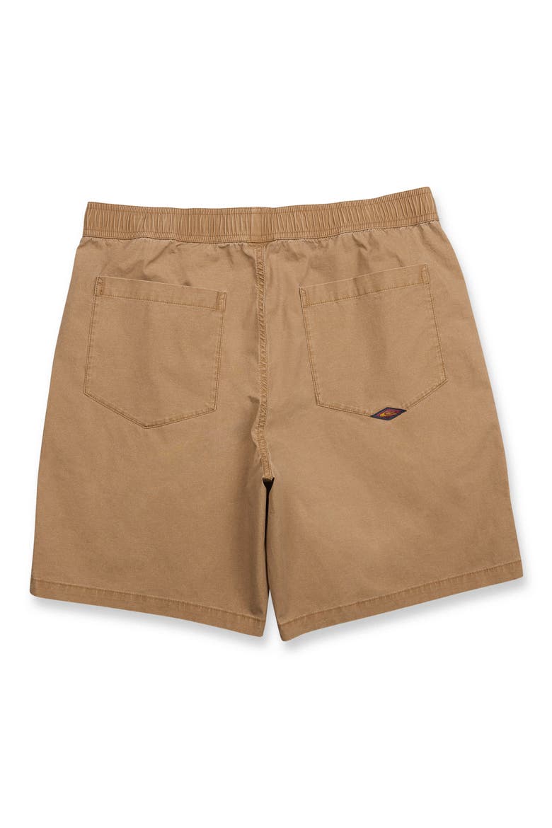 Saltwater Stretch Cotton Drawstring Shorts, Alternate, color, TOBACCO