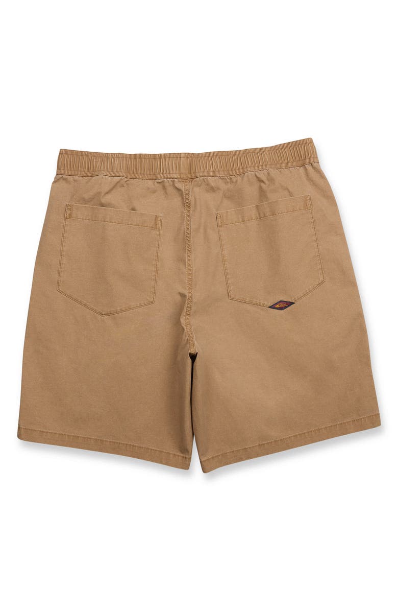 Quiksilver Saltwater Stretch Cotton Drawstring Shorts, Alternate, color, Tobacco