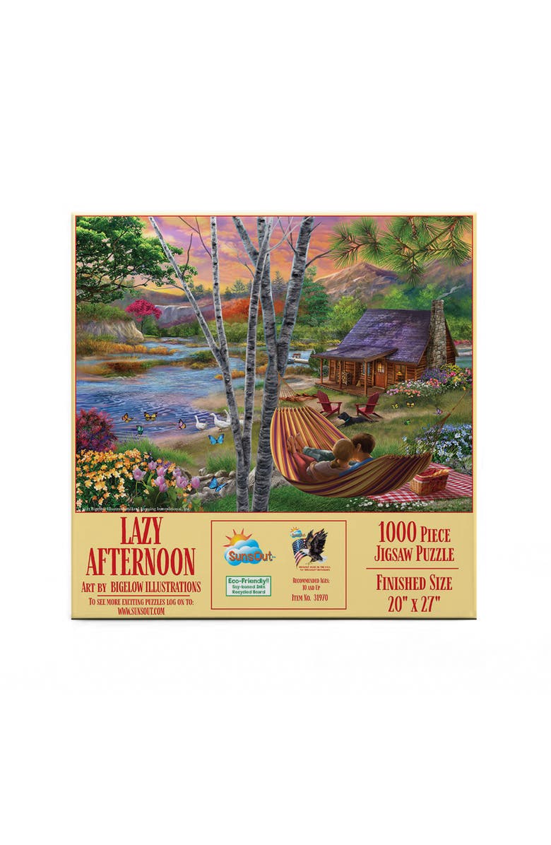 Sunsout Lazy Afternoon 1000 piece Jigsaw Puzzle for Adults, Alternate, color, Multicolor