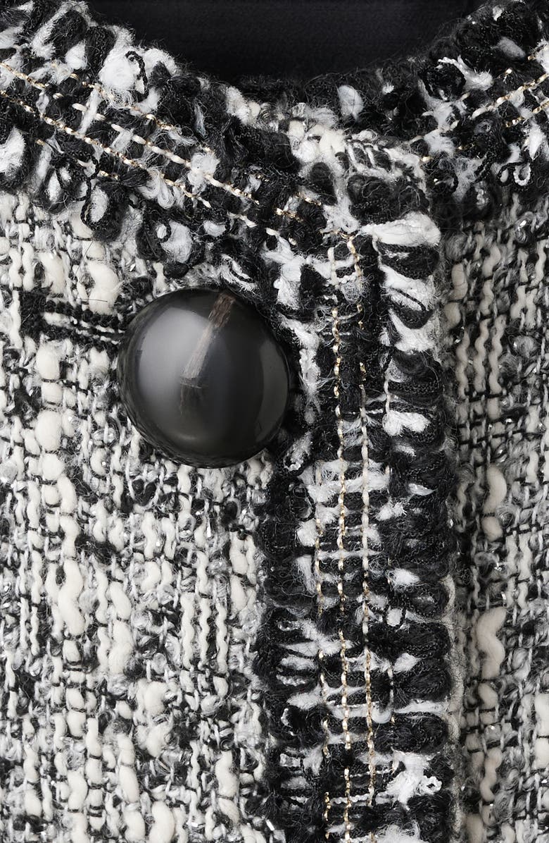 MANGO Tweed Jacket, Alternate, color,