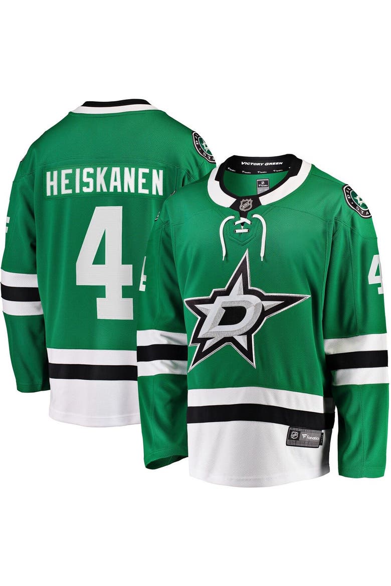 Men's Fanatics Branded Miro Heiskanen Kelly Green Dallas Stars Home Premier Breakaway Player Jersey, Main, color, Kelly Green
