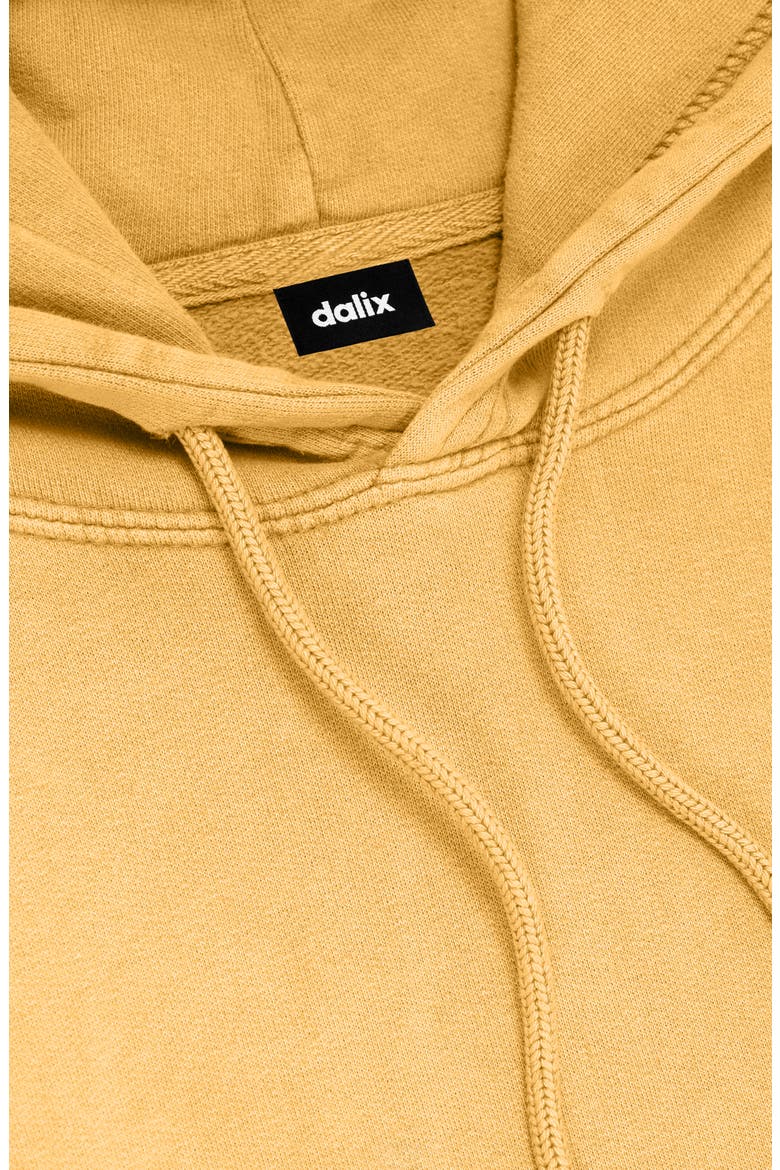 Mens Shine Bright Washed Hoodie, Alternate, color, Mustard