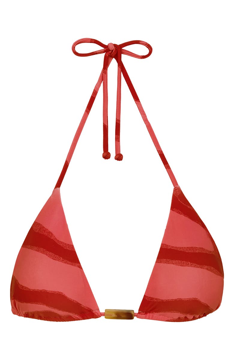 ViX Paula Hermanny Enigma Triangle Bikini Top, Alternate, color, Muted Pink