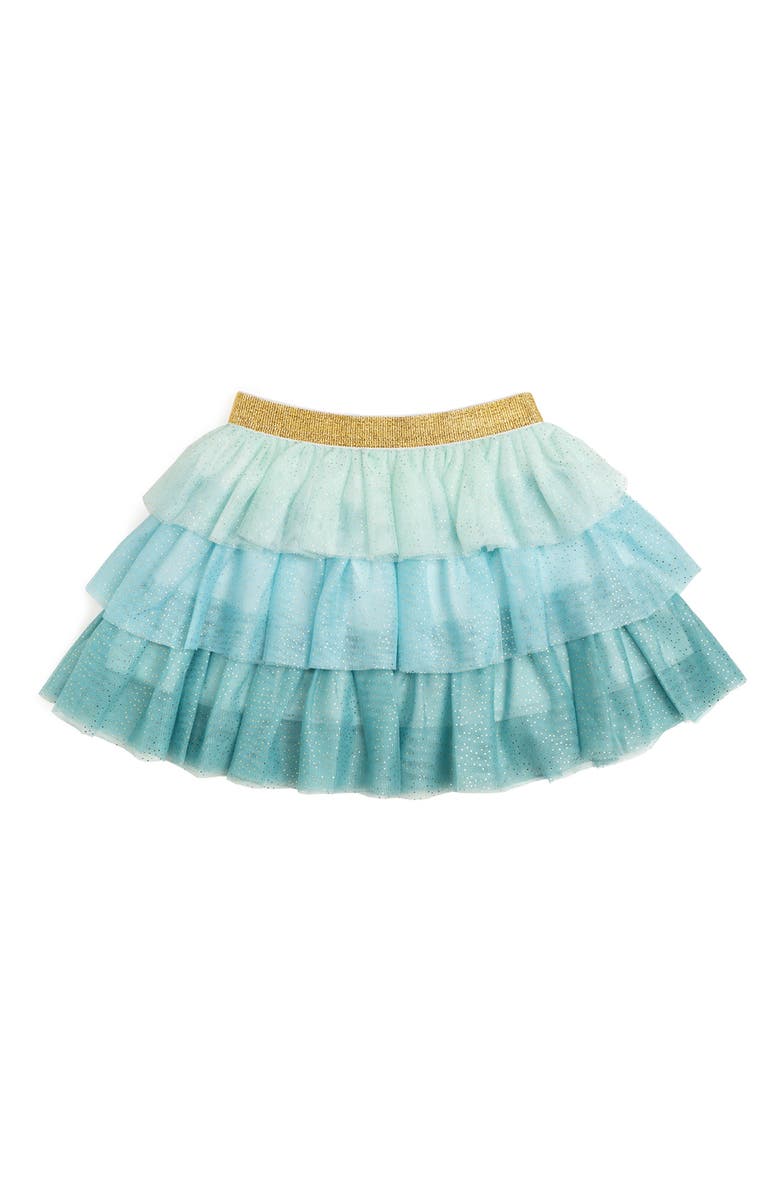Sweet Wink Aqua Petal Tutu, Main, color, Aqua