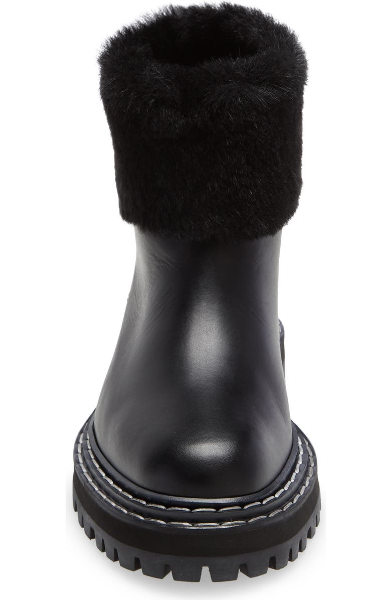 Proenza Schouler Genuine Shearling Lined Boot, Alternate, color,
