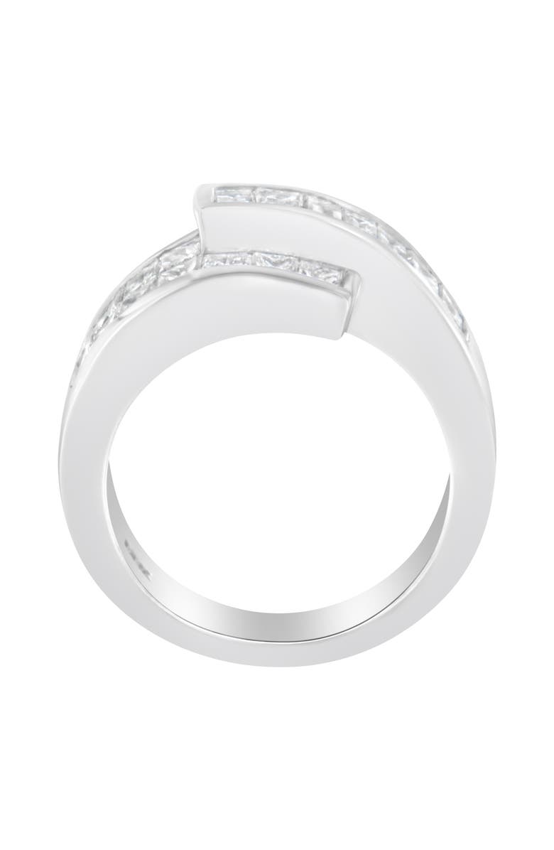 Haus of Brilliance 14K White Gold 2.0 Cttw Diamond Bypass Ring Band, Alternate, color, White