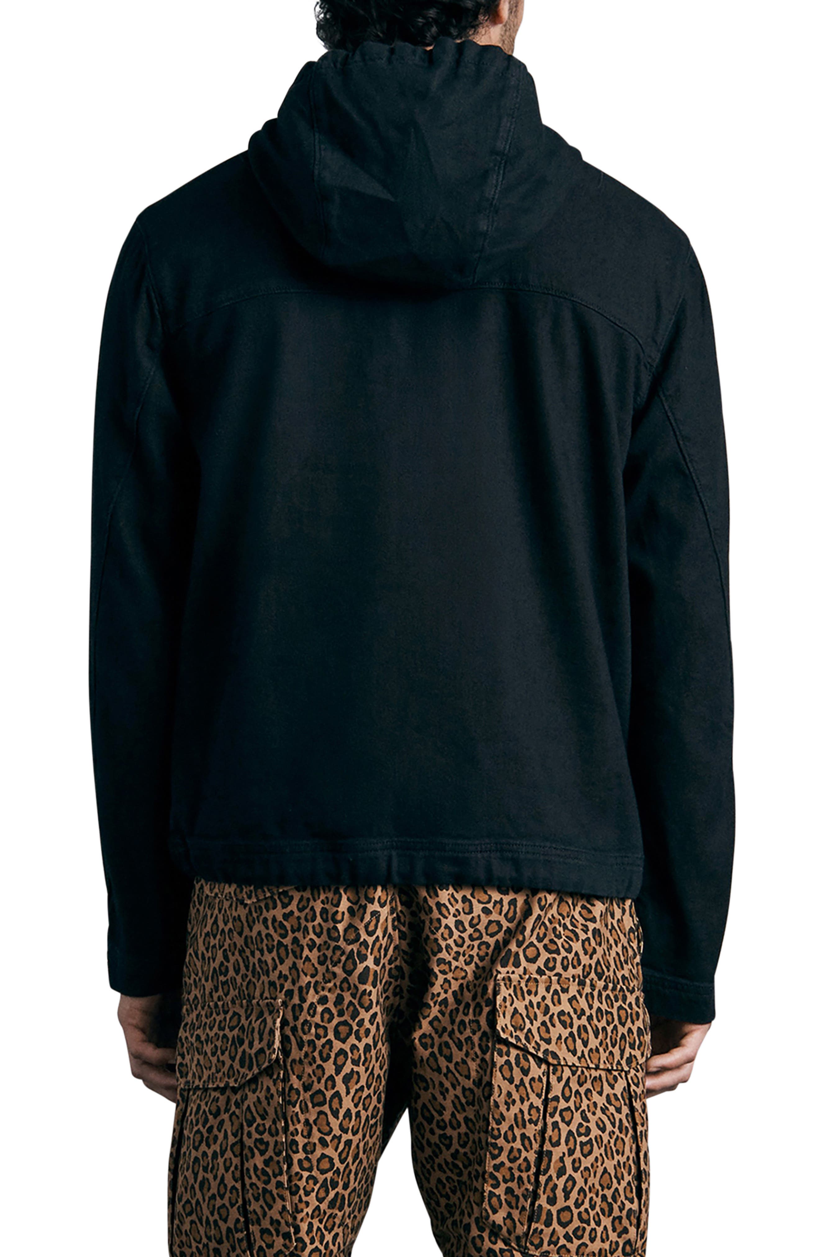 rag & bone Half Zip Indigo French Terry Pullover Hoodie (Men ...