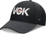 FANATICS Men's Fanatics Black/Charcoal Vegas Golden Knights Authentic Pro Rink Team Code Flex Hat