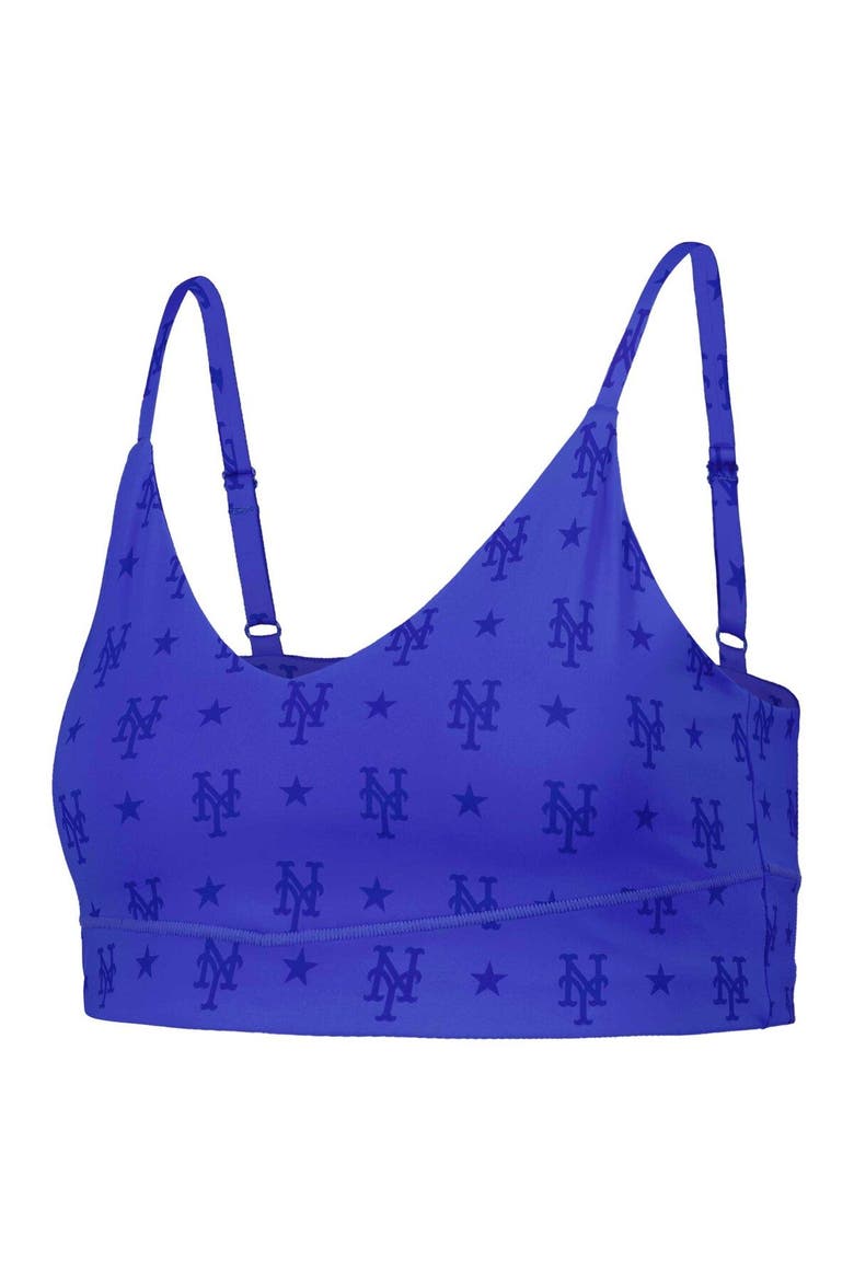 Women's Terez Royal New York Mets Active Bra, Alternate, color, Royal