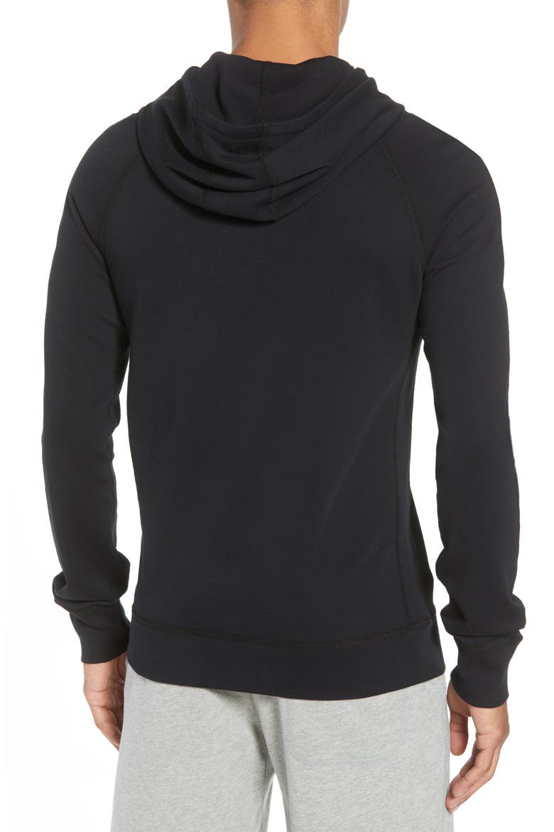 Classic Fit Hooded Pullover, Alternate, color, BLACK